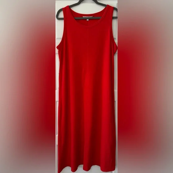elizabeth and james red dress Elizabeth And James Red Tank Maxi Dress Womens Small
